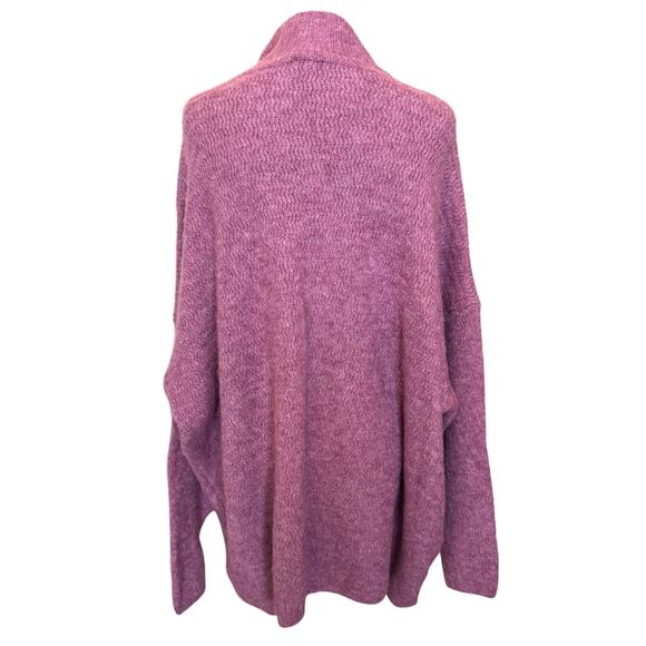New ~TOPSHOP , NORDSTROM ~ High Neck Long Sleeve Oversized Sweater Size 8-10 - Picture 2 of 5